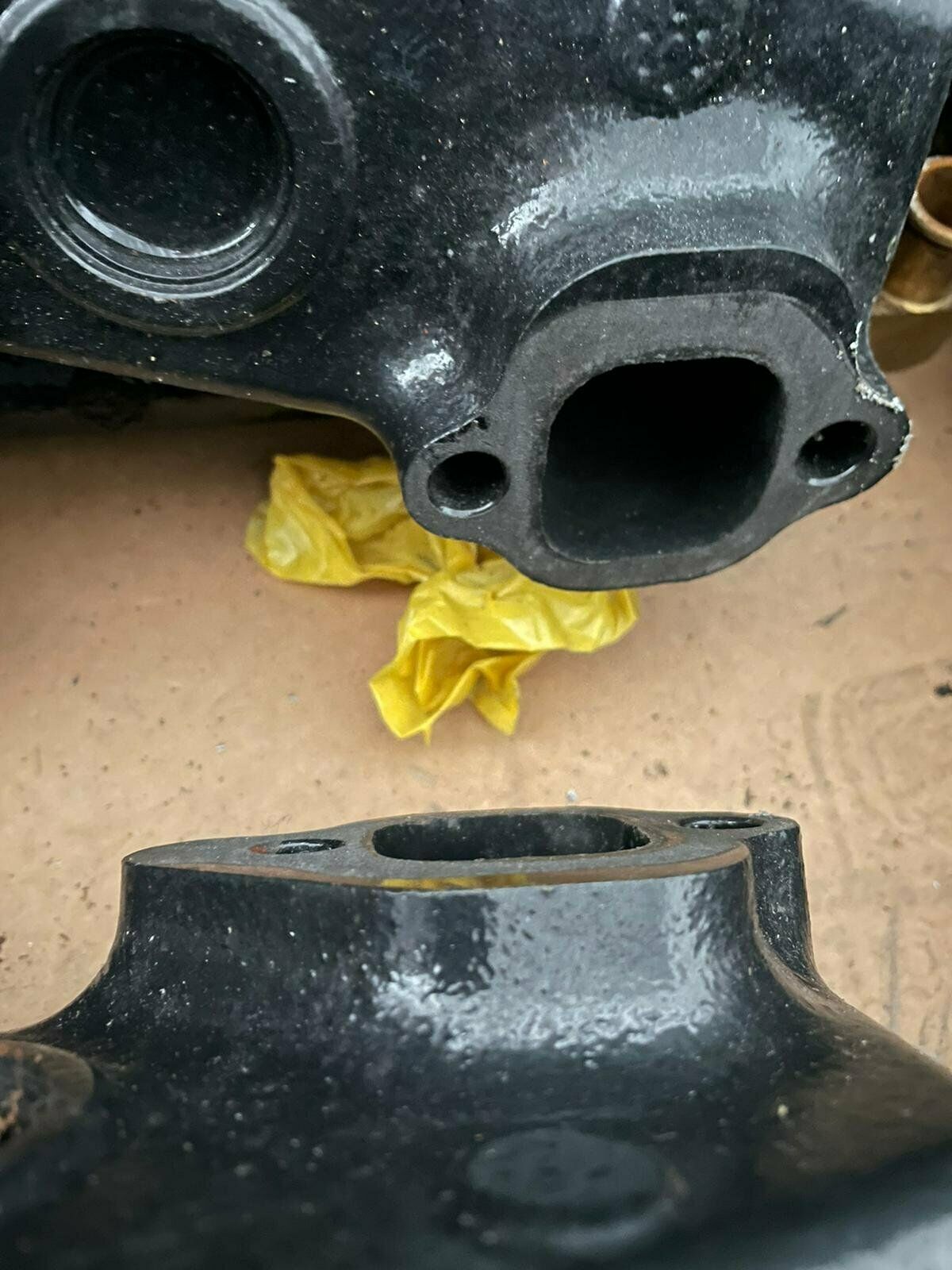 Original Volvo Penta Auspuff Manifold und Riser